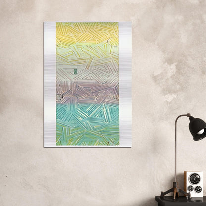 USUYUKI ULAE 211 - Jasper Johns Brushed Aluminum Print - 70x100 cm / 28x40 inches | Jasper Johns Aluminum Print | Jasper Johns Prints