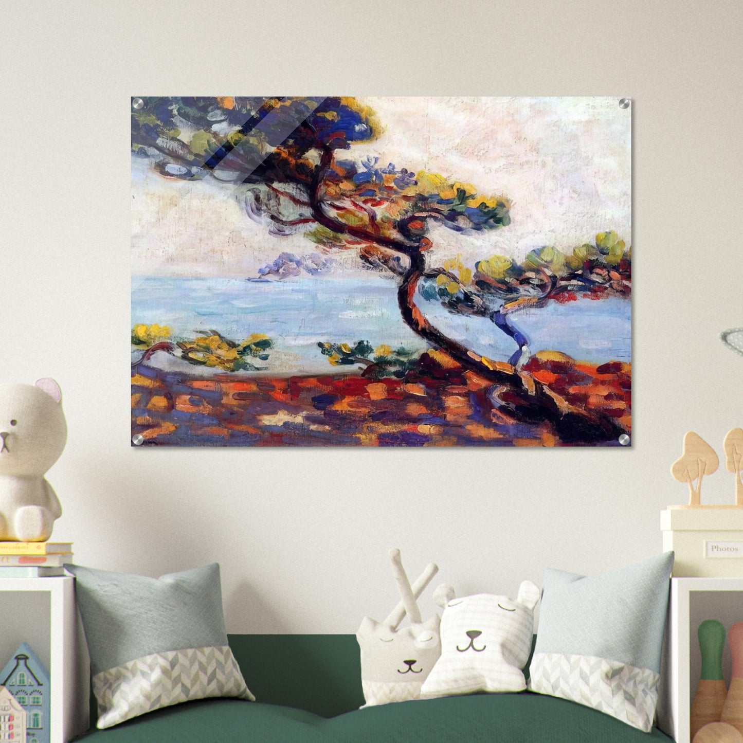 Dans le Midi - 1910 - Armand Guillaumin Acrylic Print - 70x100 cm / 28x40″ inches | Armand Guillaumin Wall Art | Armand Guillaumin Prints