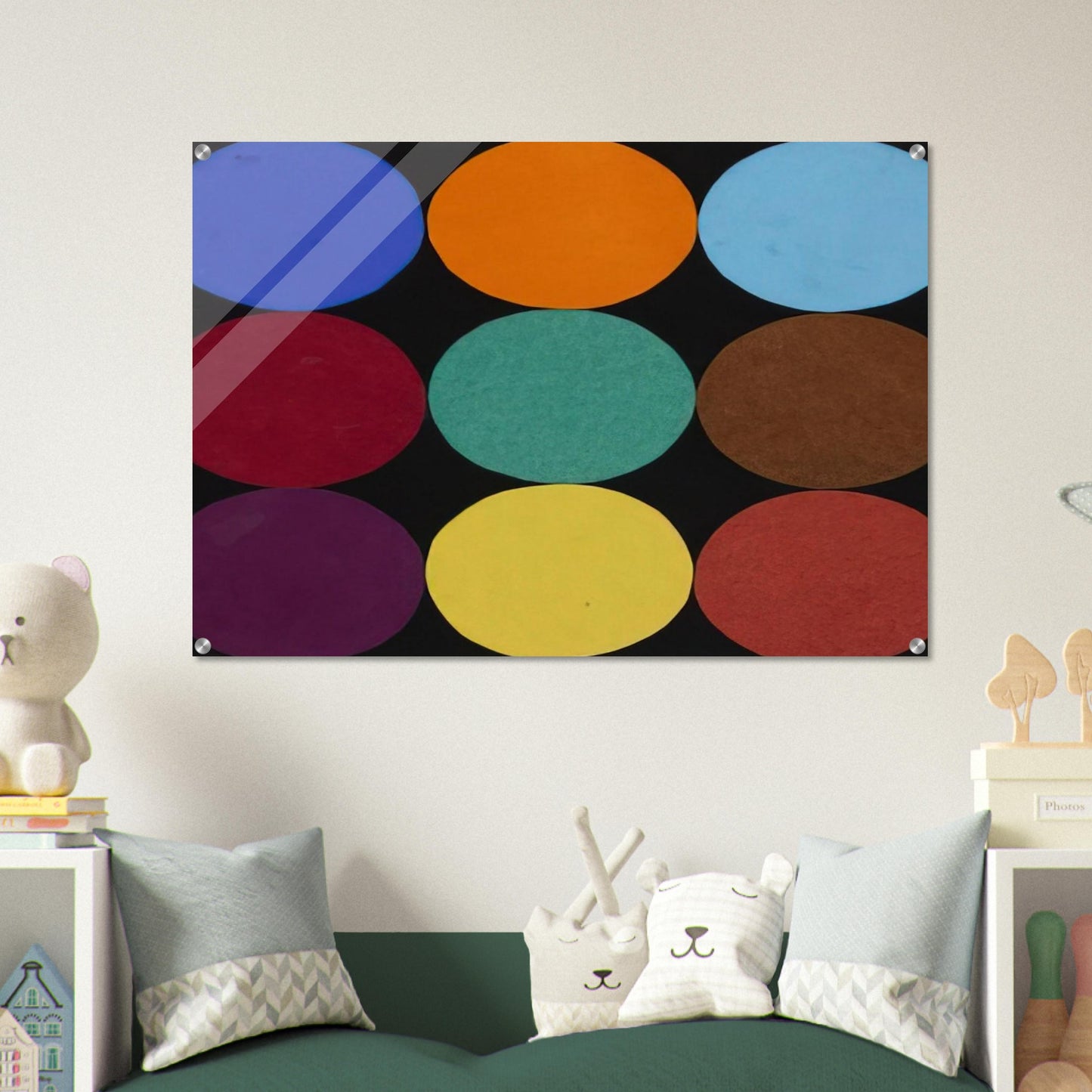Nine Colors - Ellsworth Kelly Acrylic Print - 70x100 cm / 28x40″ inches