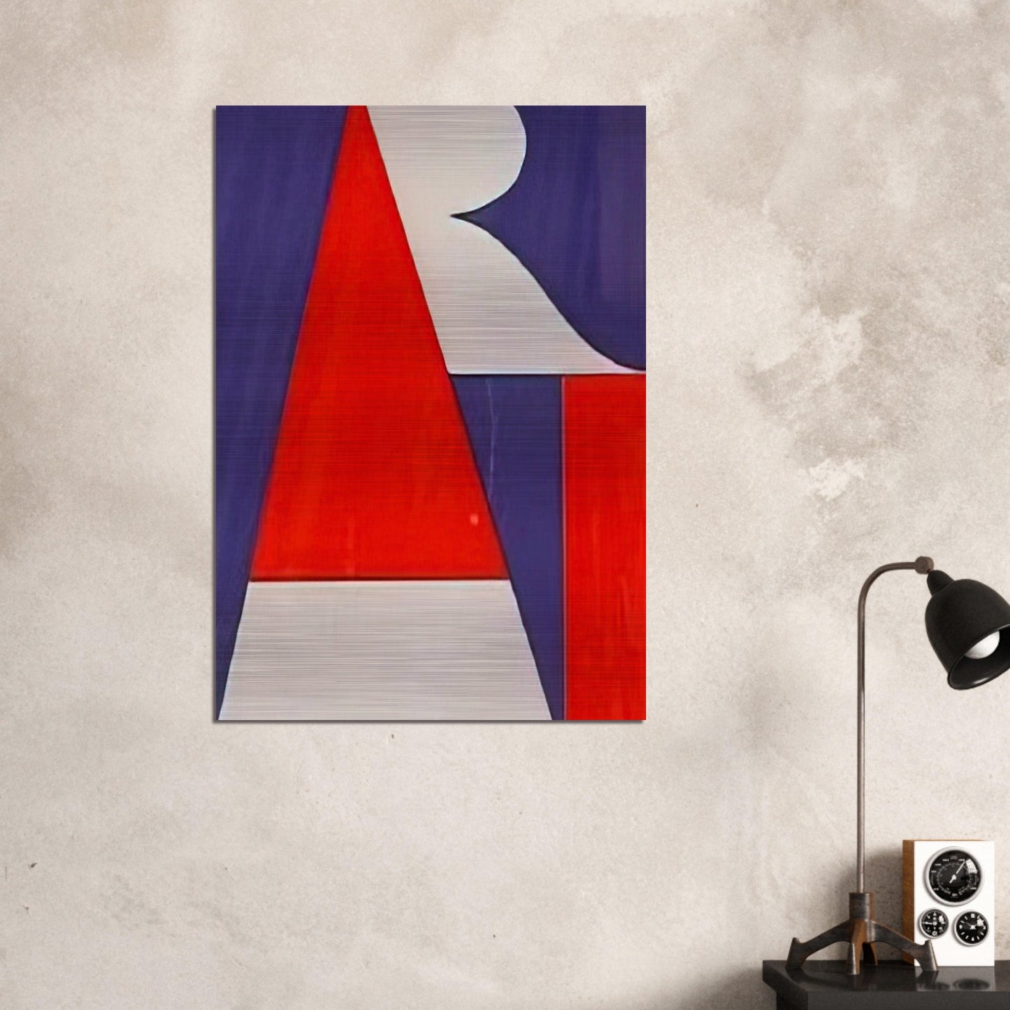 The American Art - Robert Indiana Brushed Aluminum Print - 70x100 cm / 28x40 inches | Robert Indiana Aluminum Print | Robert Indiana Prints