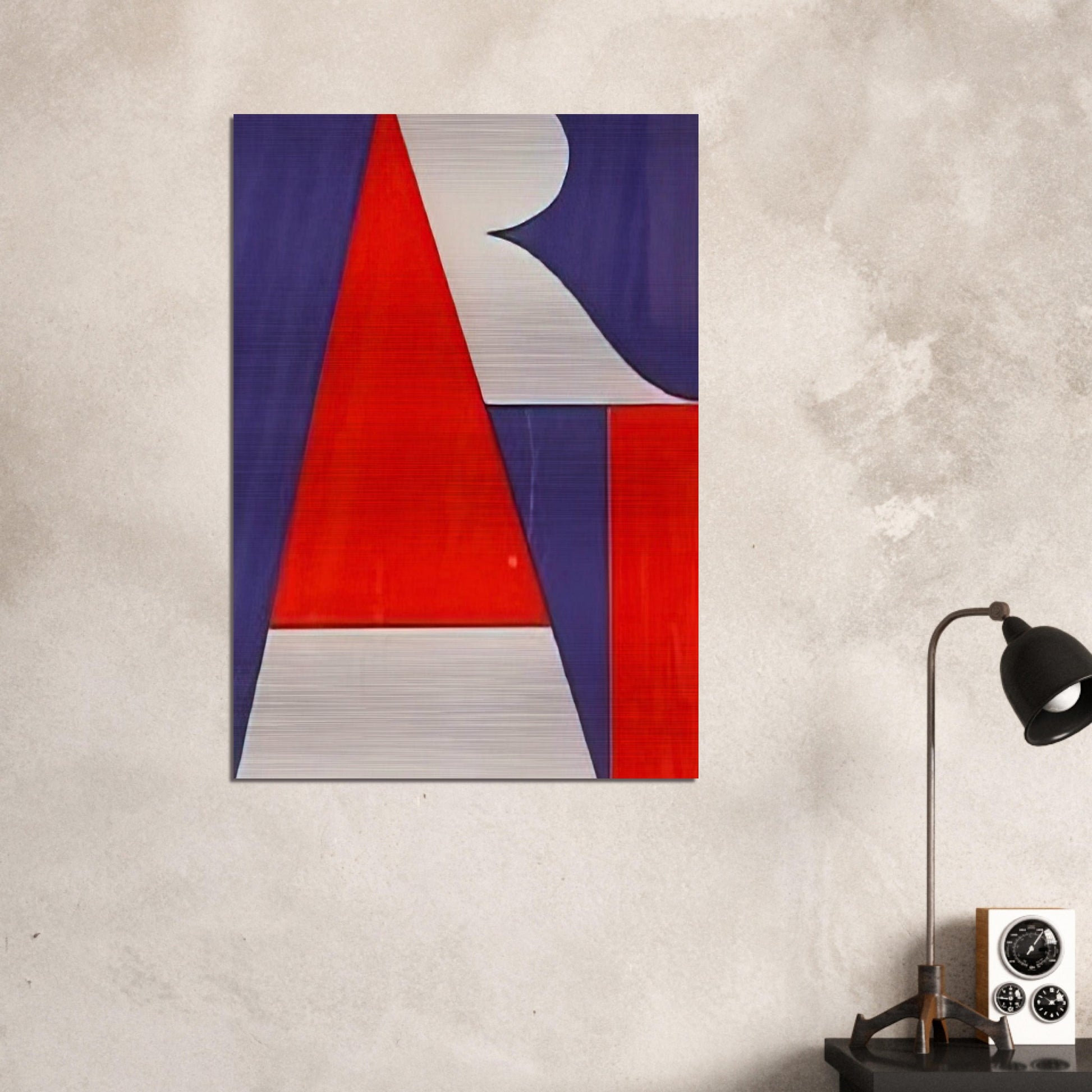 The American Art - Robert Indiana Brushed Aluminum Print - 70x100 cm / 28x40 inches | Robert Indiana Aluminum Print | Robert Indiana Prints