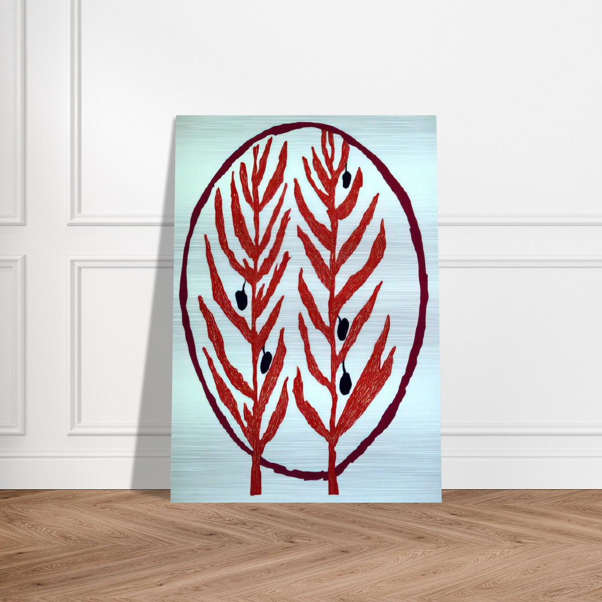 THE OLIVE BRANCH 2004 - Louise Bourgeois Brushed Aluminum Print - 70x100 cm / 28x40 inches | Louise Bourgeois Aluminum Print | Louise Bourgeois Prints
