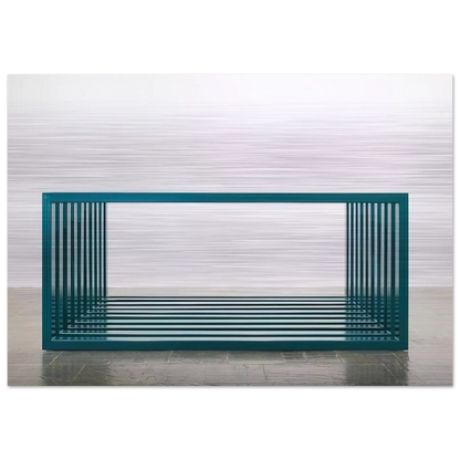 Untitled - 1966 - Donald Judd Brushed Aluminum Print - 70x100 cm / 28x40 inches | Donald Judd Aluminum Print | Donald Judd Prints