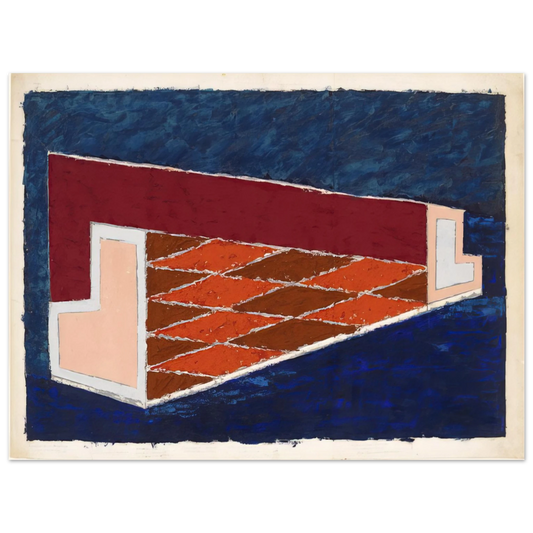 Josef Albers - ABSTRACT 1940  75x100 cm / 30x40inches Fine Art Poster