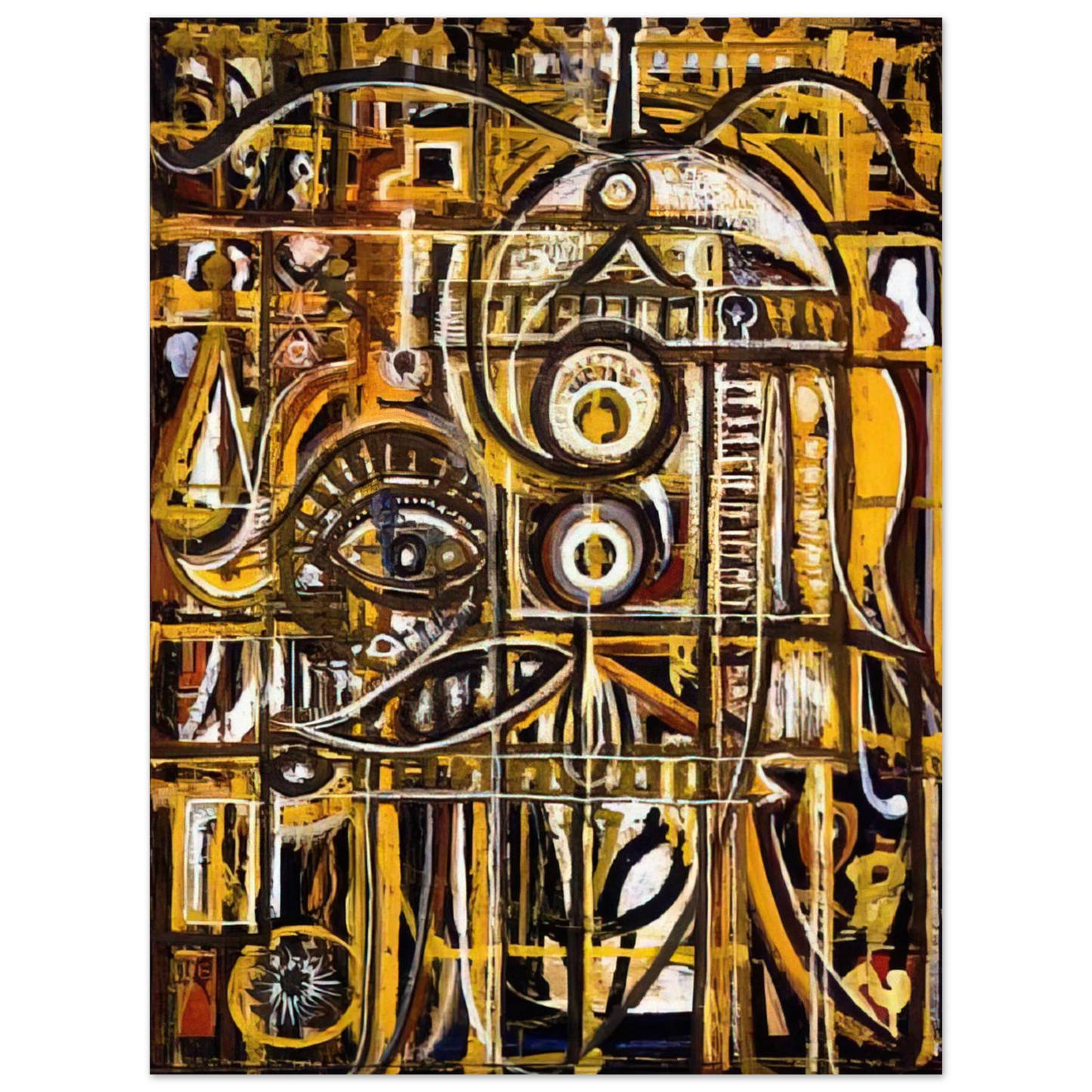 Richard Pousette-Dart - Abstract Eye  75x100 cm / 30x40inches Fine Art Poster