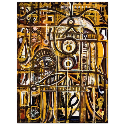 Richard Pousette-Dart - Abstract Eye  75x100 cm / 30x40inches Fine Art Poster