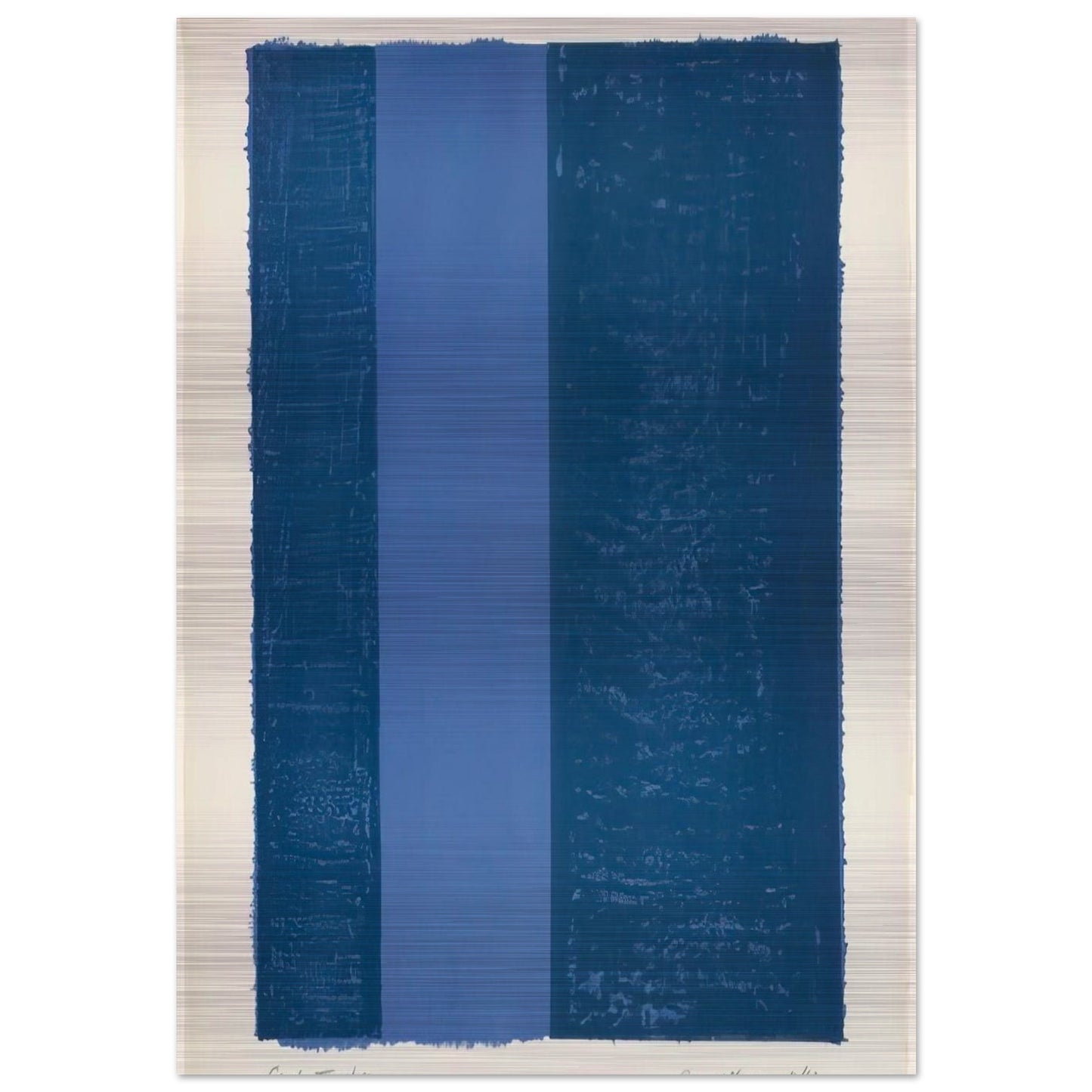 Canto VII - Barnett Newman Brushed Aluminum Print - 70x100 cm / 28x40 inches | Barnett Newman Aluminum Print | Barnett Newman Prints
