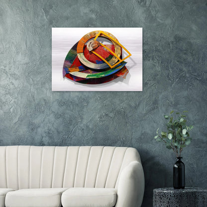 Chehaw - Sam Gilliam Brushed Aluminum Print - 70x100 cm / 28x40 inches | Sam Gilliam Aluminum Print | Sam Gilliam Prints