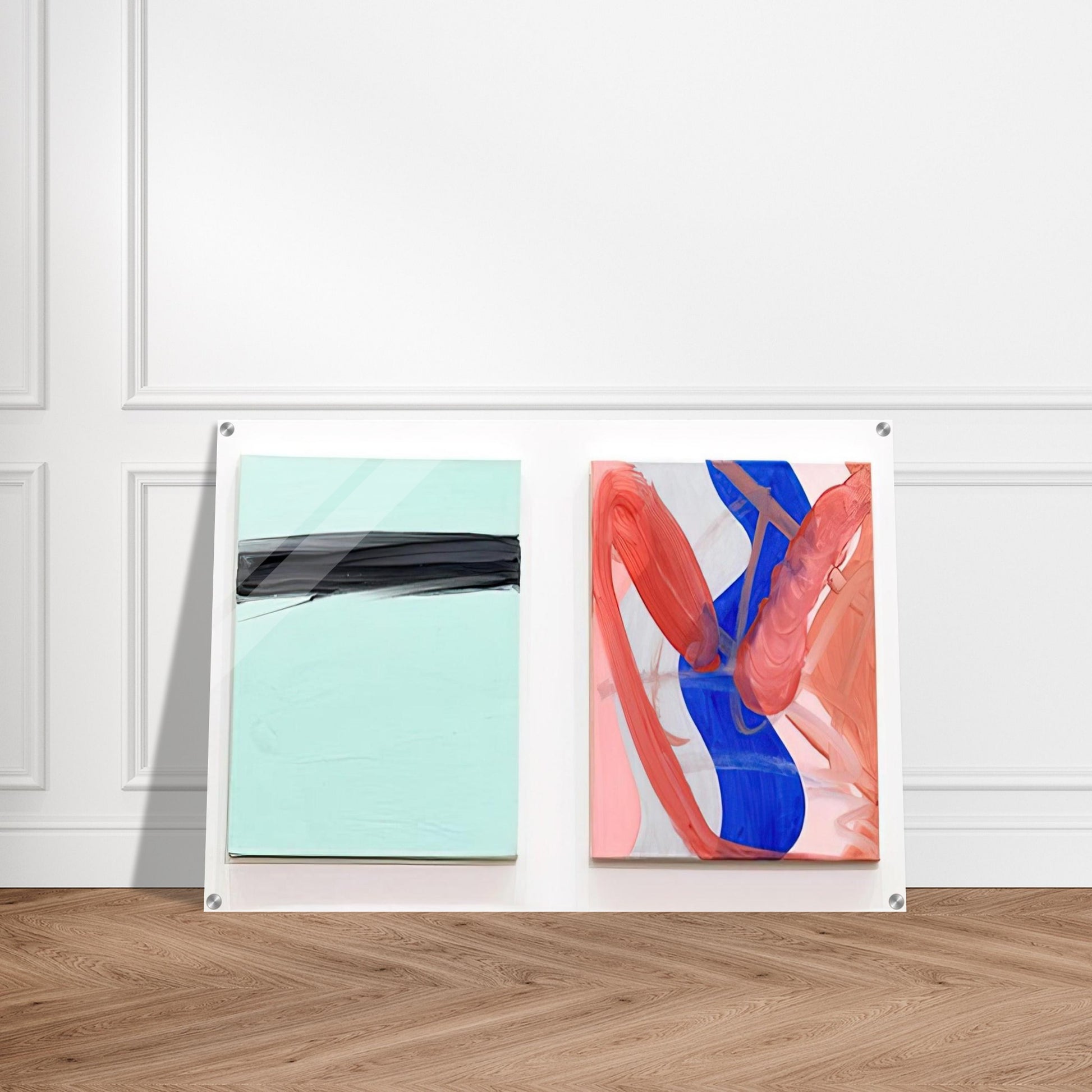 Untitled - 1996 - Michel Majerus Acrylic Print - 70x100 cm / 28x40″ inches
