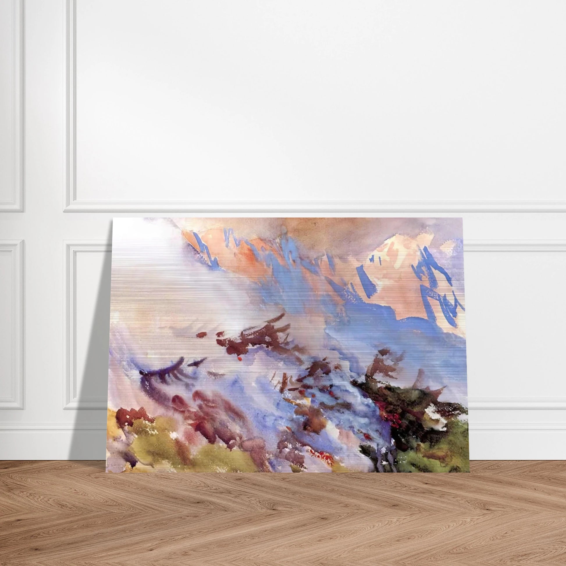 Mountain Fire - John Singer Sargent Brushed Aluminum Print - 70x100 cm / 28x40 inches | John Singer Sargent Aluminum Print | John Singer Sargent Prints