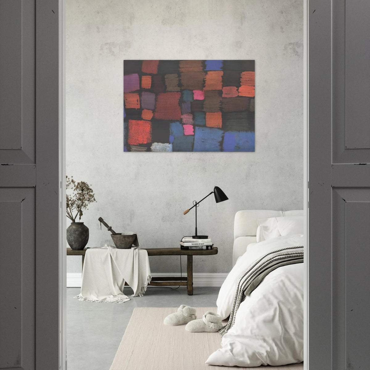 COMING TO BLOOM 1934 - Paul Klee Brushed Aluminum Print - 70x100 cm / 28x40 inches | Paul Klee Aluminum Print | Paul Klee Prints