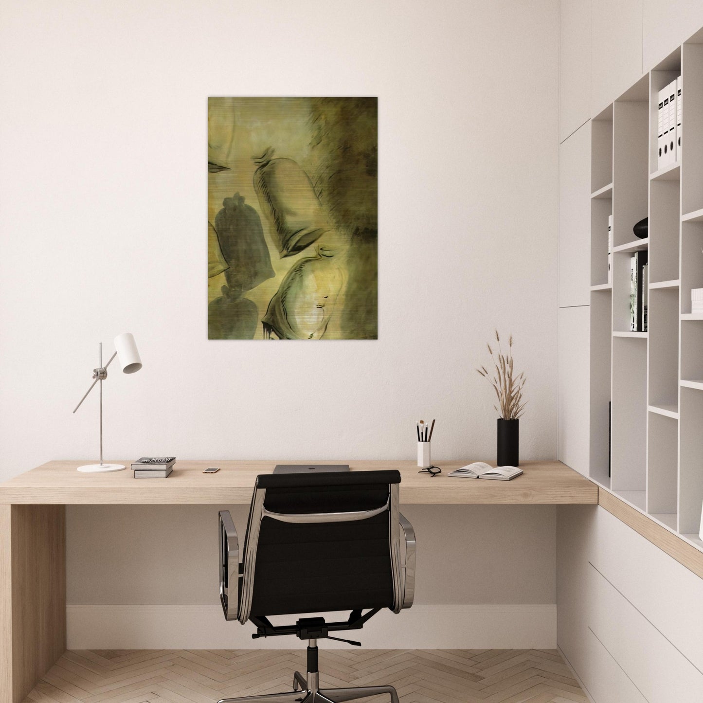 SET DESIGN FOR THE BALLET LOS SACOS DEL MOLINERO 1 - Salvador Dali Brushed Aluminum Print - 70x100 cm / 28x40 inches | Salvador Dali Aluminum Print | Salvador Dali Prints
