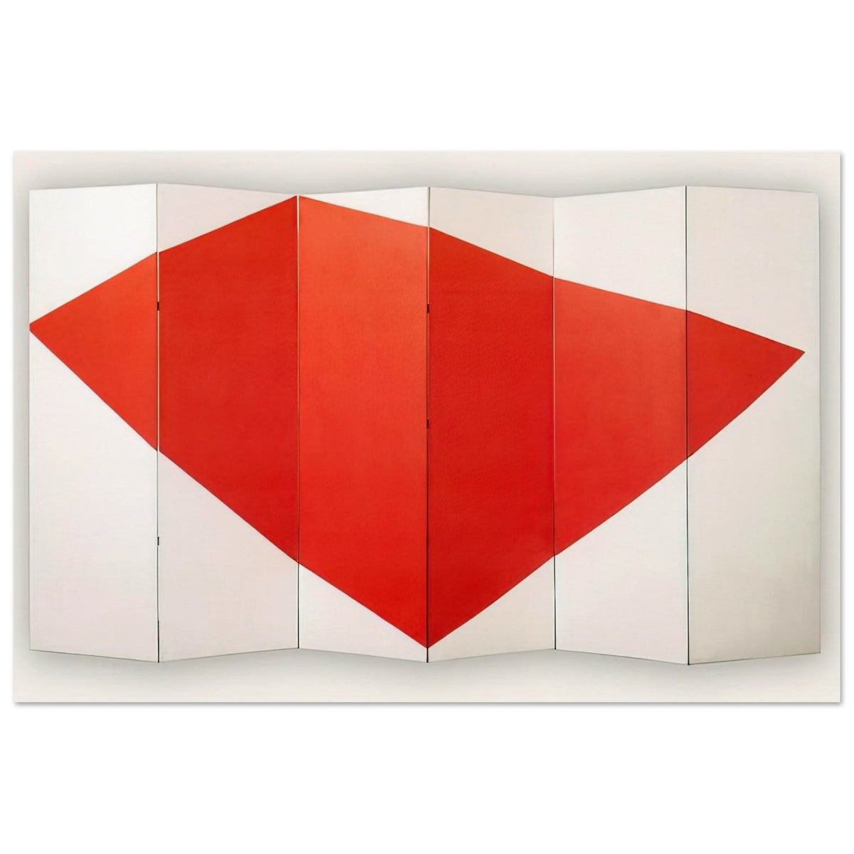 Correspondence Red-White, side B - 1966 - Leon Polk Smith Art Prints - 100x150 cm / 40x60″ inches | Leon Polk Smith Poster | Leon Polk Smith Prints
