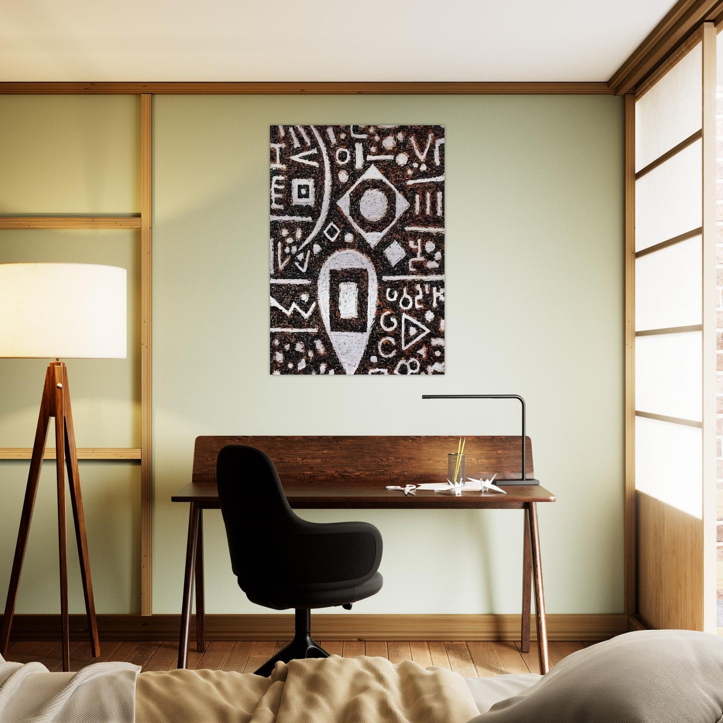 Inbalance of Time - 1992 - Richard Pousette-Dart Brushed Aluminum Print - 70x100 cm / 28x40 inches | Richard Pousette-Dart Aluminum Print | Richard Pousette-Dart Prints