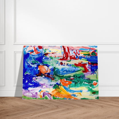 Landscape - Hans Hofmann Brushed Aluminum Print - 70x100 cm / 28x40 inches | Hans Hofmann Aluminum Print | Hans Hofmann Prints