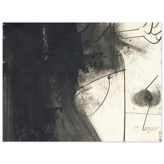 Hassel Smith - Untitled - 1963  75x100 cm / 30x40inches Fine Art Poster