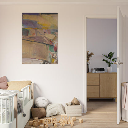 Berkeley #54 - Richard Diebenkorn Brushed Aluminum Print - 70x100 cm / 28x40 inches | Richard Diebenkorn Aluminum Print | Richard Diebenkorn Prints