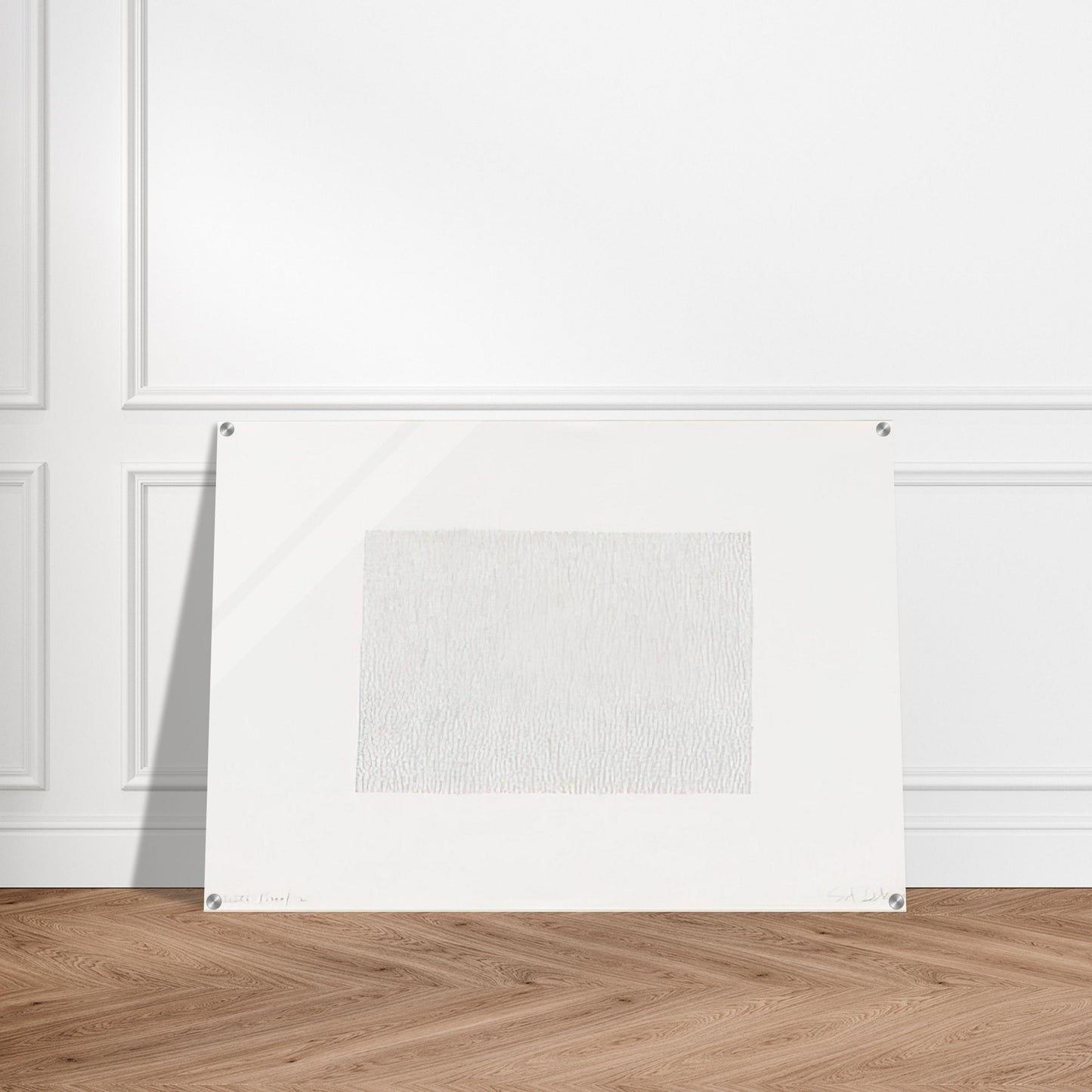 Vertical Lines, Not Touching - Sol LeWitt Acrylic Print - 70x100 cm / 28x40″ inches