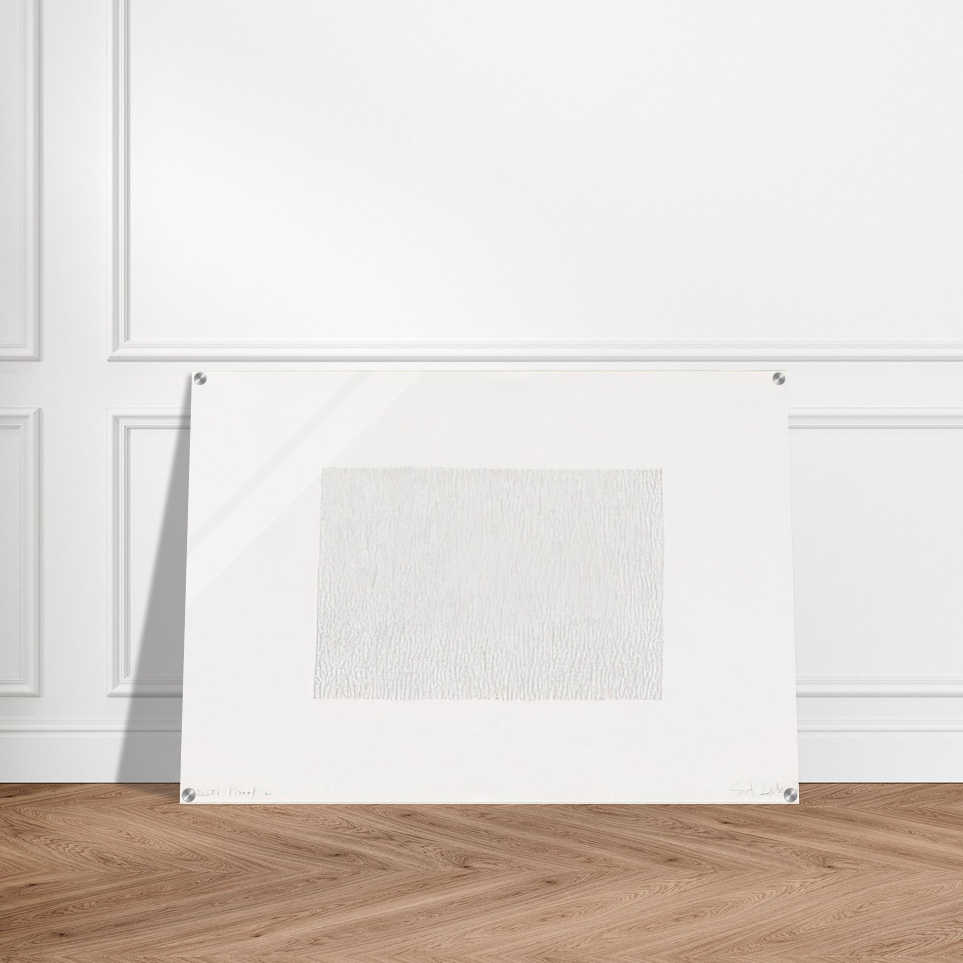 Vertical Lines, Not Touching - Sol LeWitt Acrylic Print - 70x100 cm / 28x40″ inches