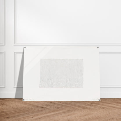 Vertical Lines, Not Touching - Sol LeWitt Acrylic Print - 70x100 cm / 28x40″ inches