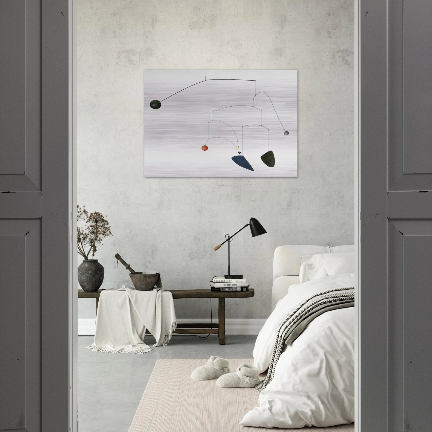 MOBILE 1932 - Alexander Calder Brushed Aluminum Print - 70x100 cm / 28x40 inches | Alexander Calder Aluminum Print | Alexander Calder Prints