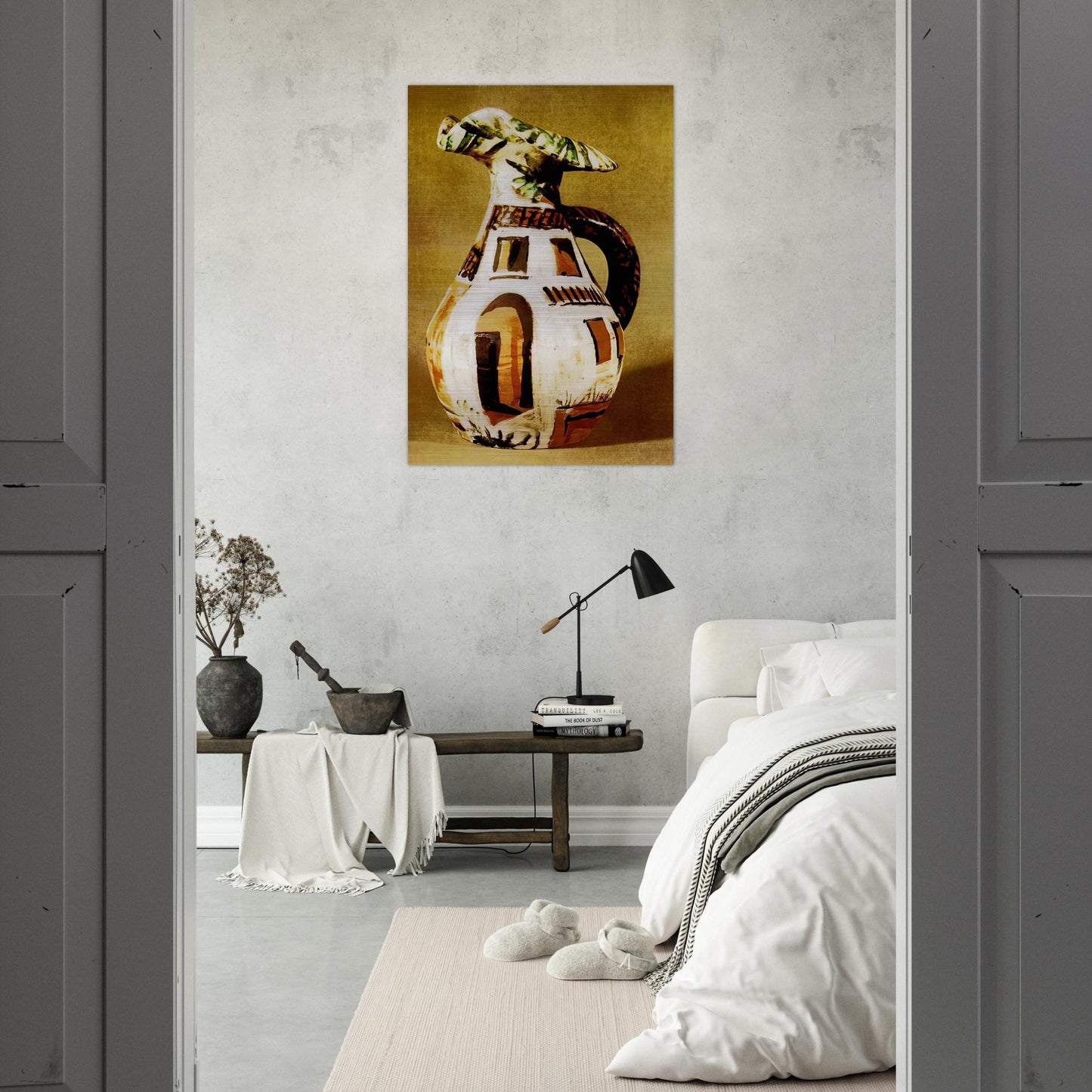 Jug with handle - Pablo Picasso Brushed Aluminum Print - 70x100 cm / 28x40 inches | Pablo Picasso Aluminum Print | Pablo Picasso Prints
