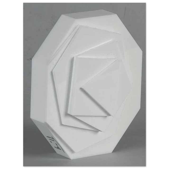 Max Bill - 3-8 Eck - Concretism  75x100 cm / 30x40inches Fine Art Poster