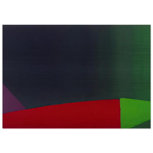 6.3.66 - 1966 - John Hoyland Brushed Aluminum Print - 70x100 cm / 28x40 inches | John Hoyland Aluminum Print | John Hoyland Prints