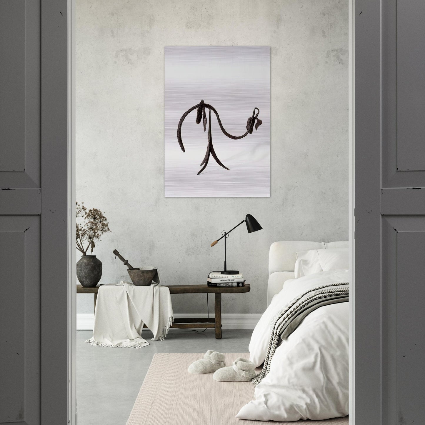 THE VINE 1944 - Alexander Calder Brushed Aluminum Print - 70x100 cm / 28x40 inches | Alexander Calder Aluminum Print | Alexander Calder Prints