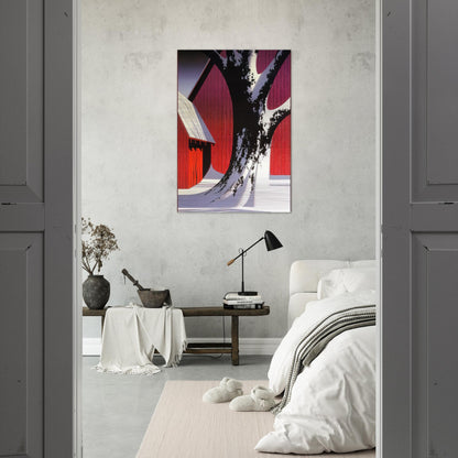 Ruby - Eyvind Earle Brushed Aluminum Print - 70x100 cm / 28x40 inches | Eyvind Earle Aluminum Print | Eyvind Earle Prints
