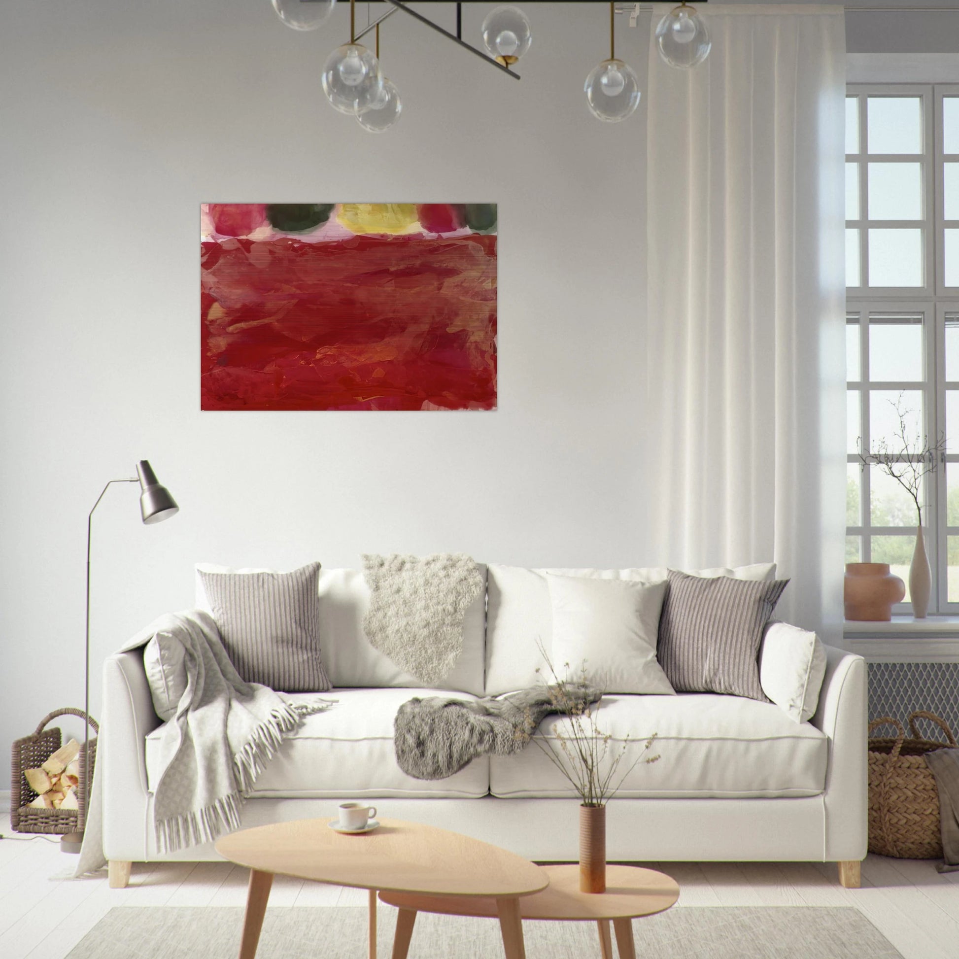 Parade - 1974 - Albert Irvin Brushed Aluminum Print - 70x100 cm / 28x40 inches | Albert Irvin Aluminum Print | Albert Irvin Prints