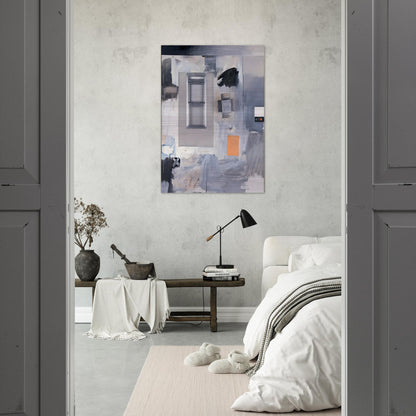 TROPHY V FOR JASPER JOHNS 1962 - Robert Rauschenberg Brushed Aluminum Print - 70x100 cm / 28x40 inches | Robert Rauschenberg Aluminum Print | Robert Rauschenberg Prints