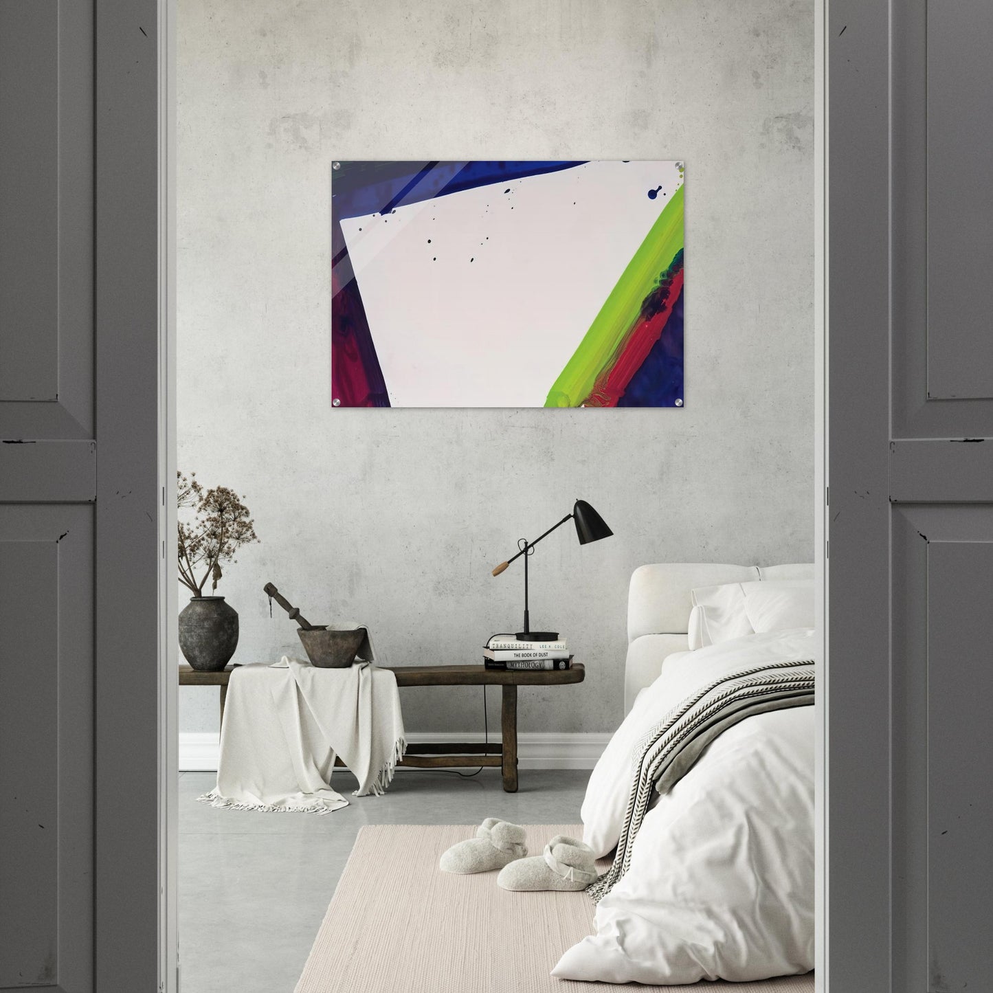 Untitled  Sketch   SF66-048  - Sam Francis Acrylic Print - 70x100 cm / 28x40″ inches