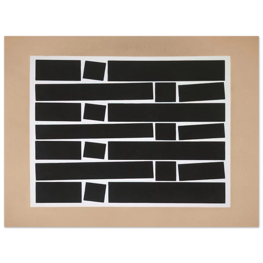 Helio Oiticica - Metaesquema 169 - Neo-Concretism  75x100 cm / 30x40inches Fine Art Poster