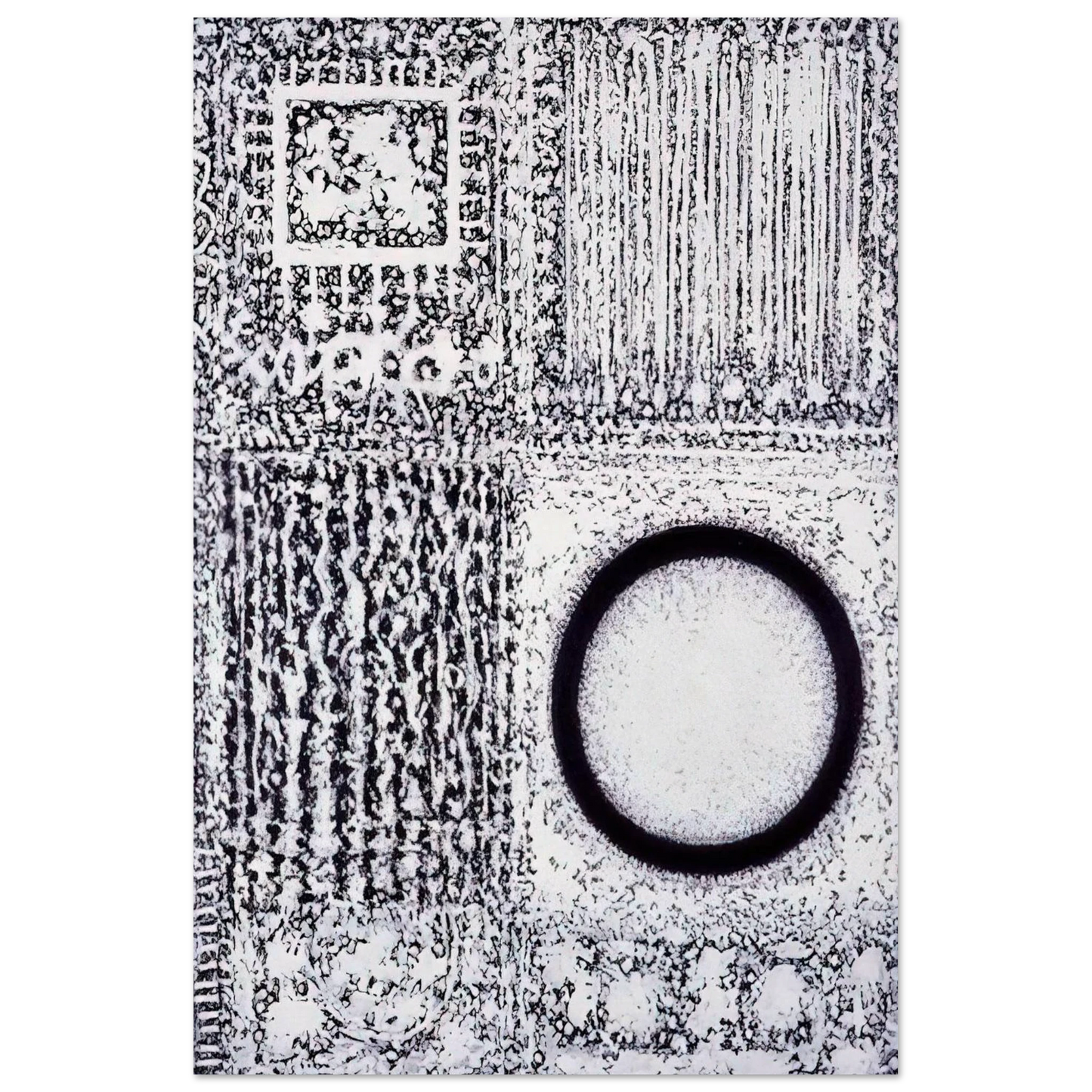 Circle by the Falling Waters - 1980 - Richard Pousette-Dart Art Prints - 100x150 cm / 40x60″ inches | Richard Pousette-Dart Poster | Richard Pousette-Dart Prints