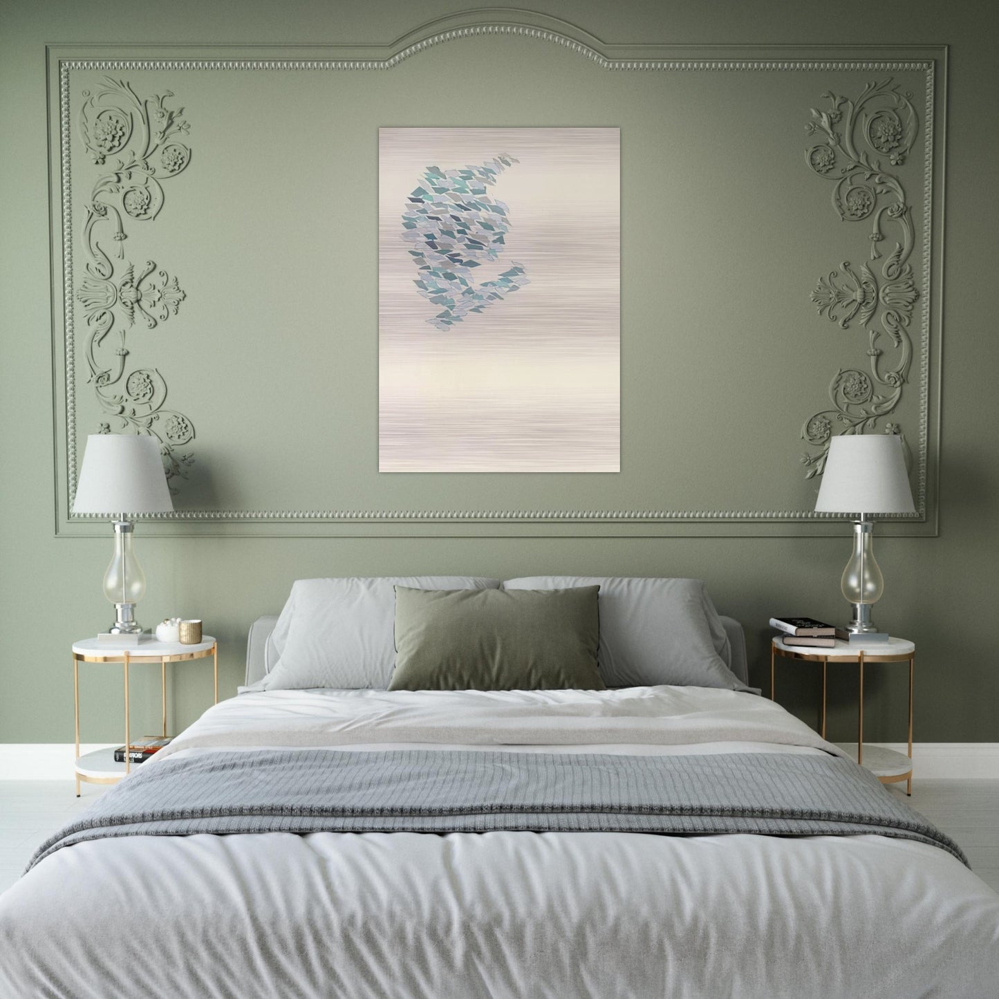 Pastel I - 1971 - Robert Goodnough Brushed Aluminum Print - 70x100 cm / 28x40 inches | Robert Goodnough Aluminum Print | Robert Goodnough Prints