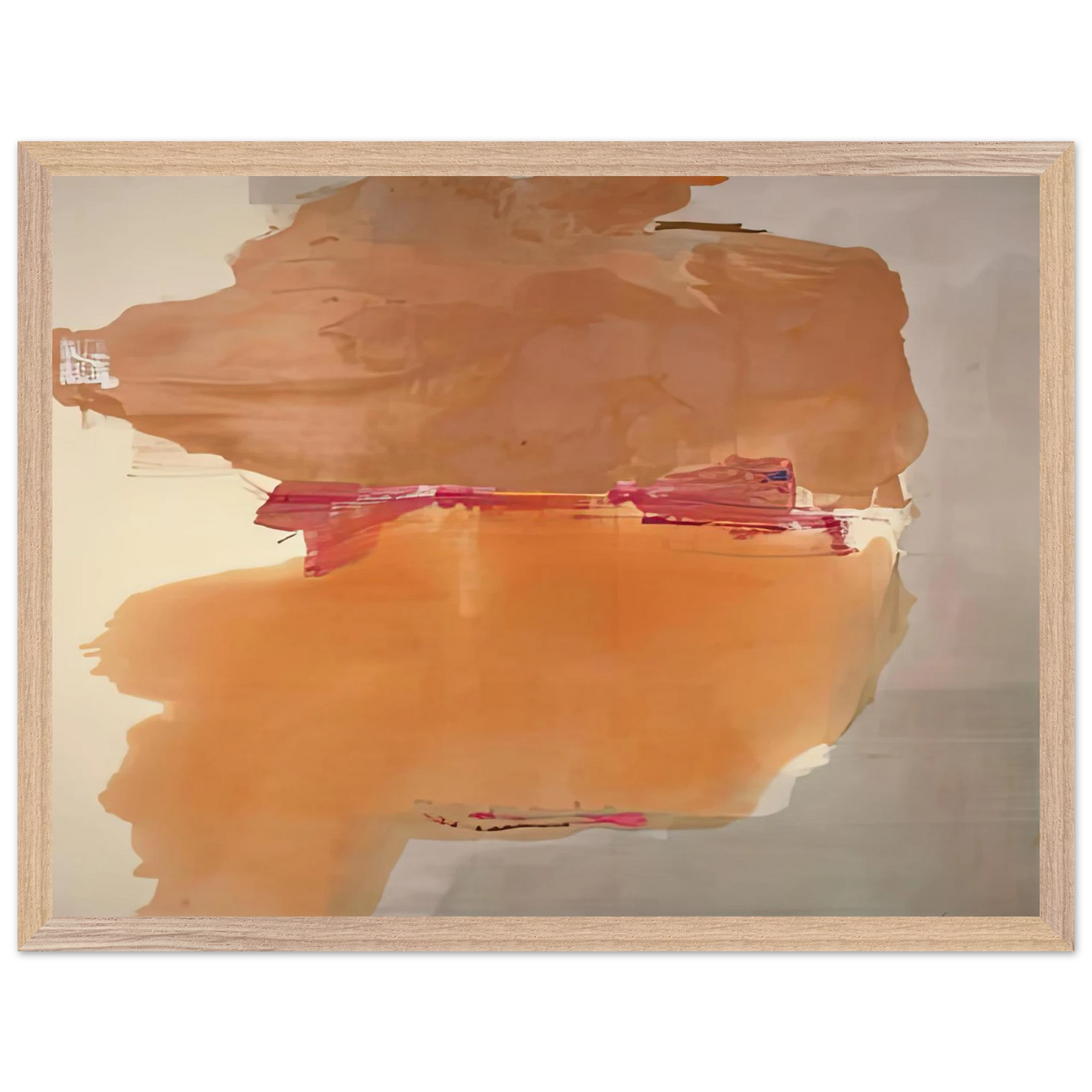 Helen Frankenthaler - Sphinx, 1976- Wall Art - 21x29.7 cm / 8x12" - Premium Wooden Framed Poster With Fine Art Paper-canvas - Wood frame