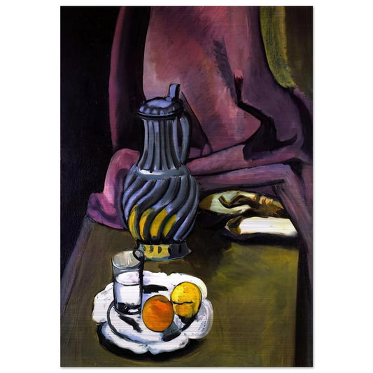 THE PEWTER JUG 1917 - Henri Matisse Brushed Aluminum Print - 70x100 cm / 28x40 inches | Henri Matisse Aluminum Print | Henri Matisse Prints