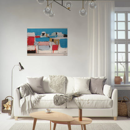 Méditerranée 01 - Art Informel - Nicolas de Stael Brushed Aluminum Print - 70x100 cm / 28x40 inches | Nicolas de Stael Aluminum Print | Nicolas de Stael Prints