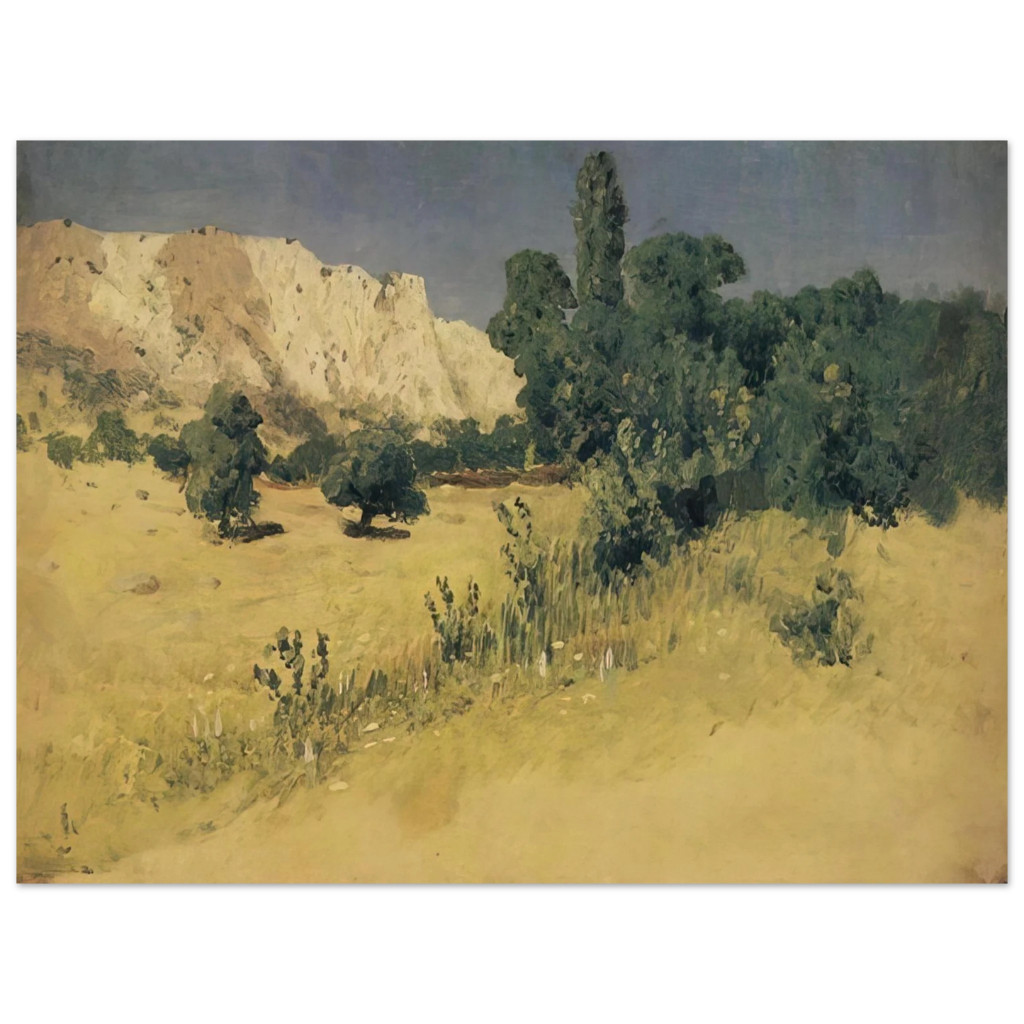 Arkhyp Kuindzhi - Crimea. Yayla  75x100 cm / 30x40inches Fine Art Poster