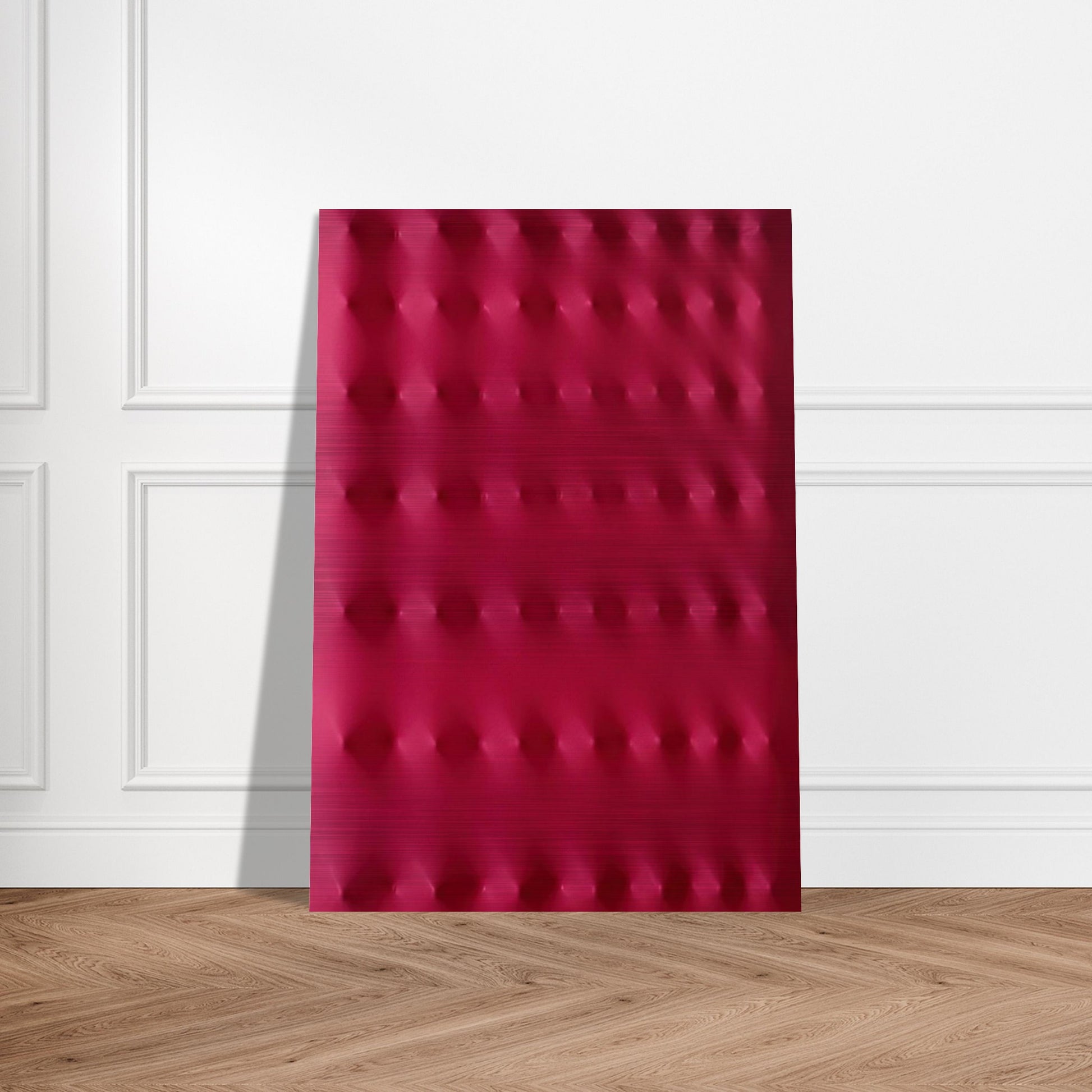 Superficie rossa - 2006 - Enrico Castellani Brushed Aluminum Print - 70x100 cm / 28x40 inches | Enrico Castellani Aluminum Print | Enrico Castellani Prints