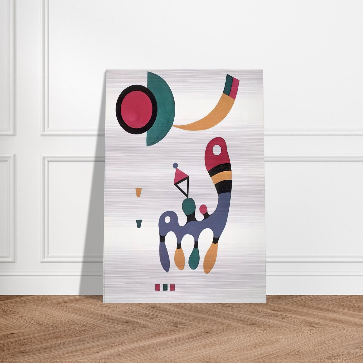 COMPOSITION 1944 - Wassily Kandinsky Brushed Aluminum Print - 70x100 cm / 28x40 inches | Wassily Kandinsky Aluminum Print | Wassily Kandinsky Prints