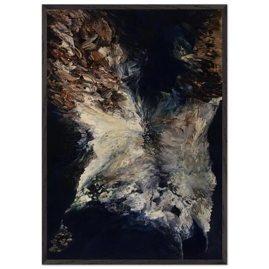 Jay DeFeoBIGThe Annunciation - Jay DeFeo 70x100 cm / 28x40 inches Framed Art Print – Black Wooden Frame