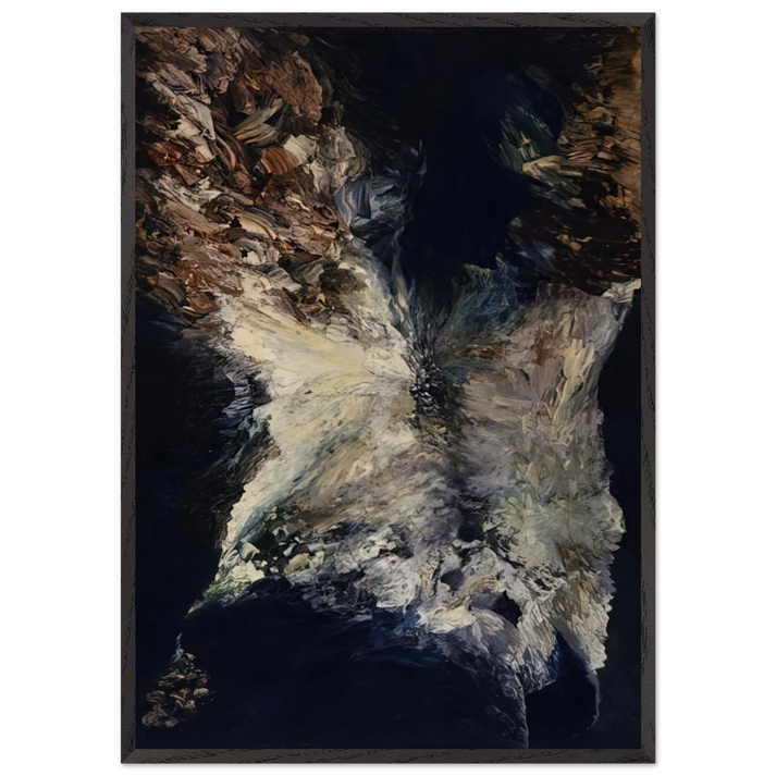 Jay DeFeoBIGThe Annunciation - Jay DeFeo 70x100 cm / 28x40 inches Framed Art Print – Black Wooden Frame