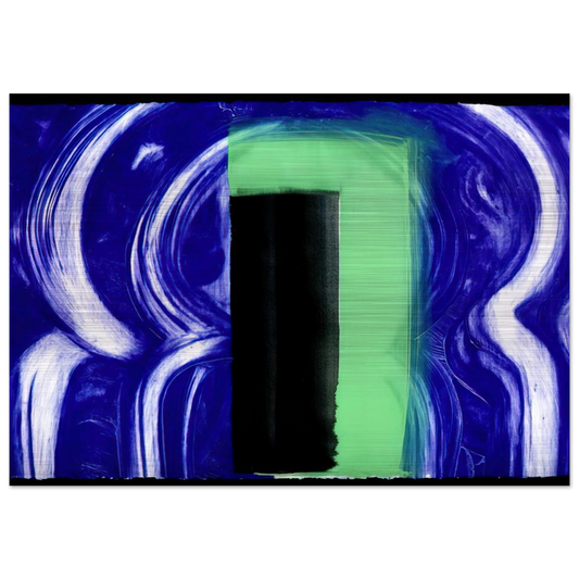 Moroccan Door - 1991 - Howard Hodgkin Brushed Aluminum Print - 70x100 cm / 28x40 inches | Howard Hodgkin Aluminum Print | Howard Hodgkin Prints