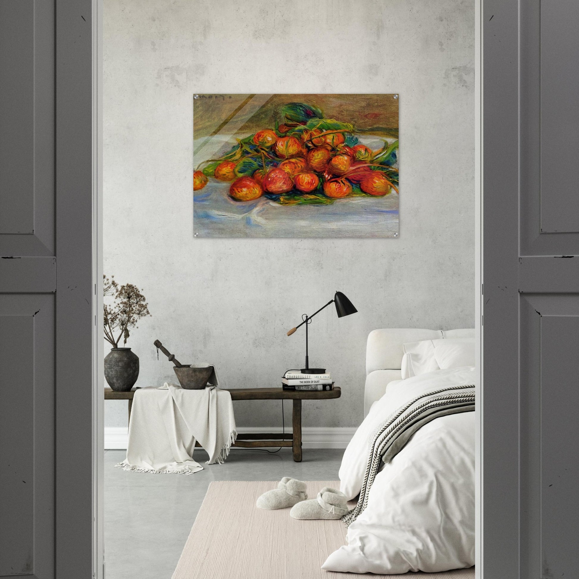 Strawberries - Pierre-Auguste Renoir Acrylic Print - 70x100 cm / 28x40″ inches