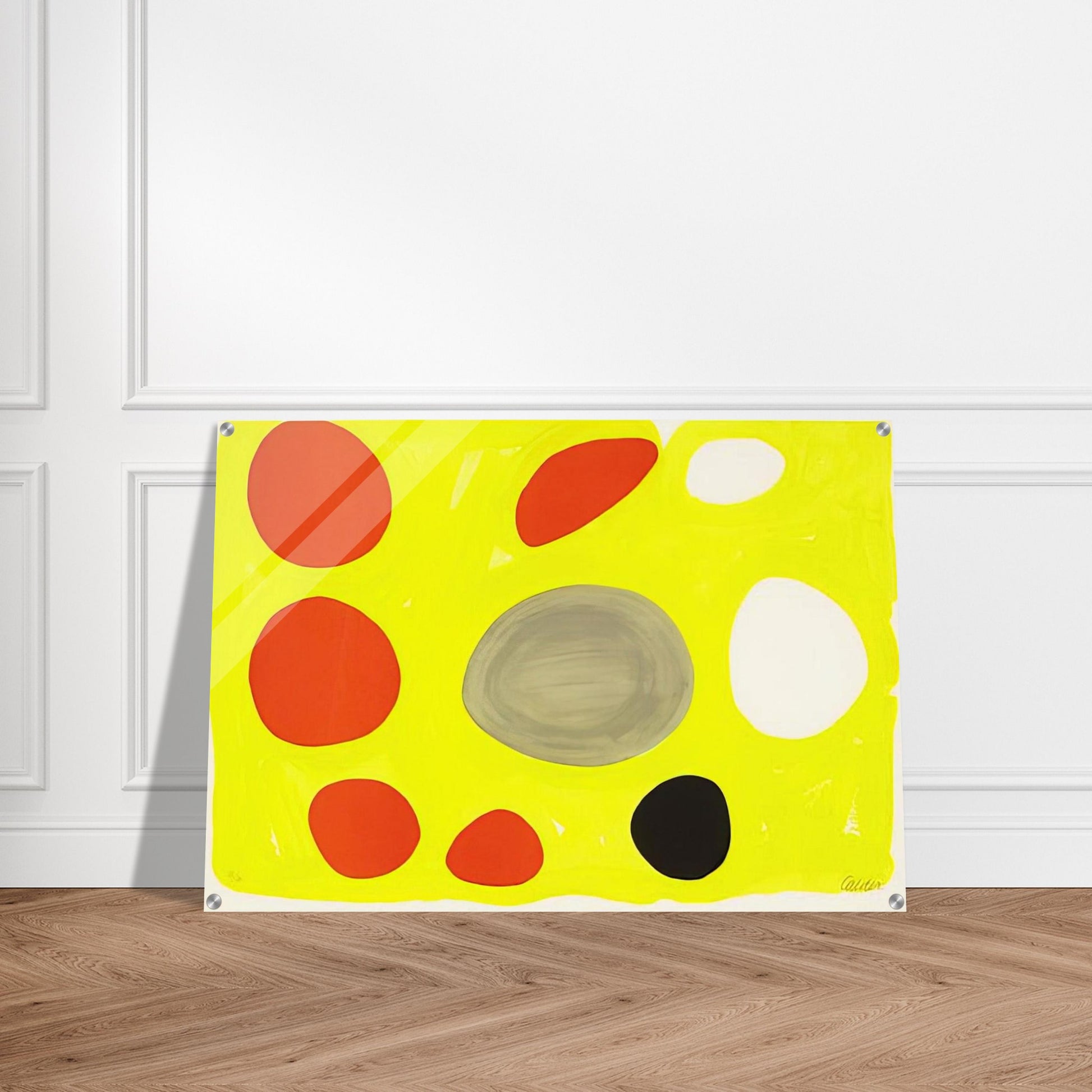 GREY OVAL 1975 - Alexander Calder Acrylic Print - 70x100 cm / 28x40″ inches