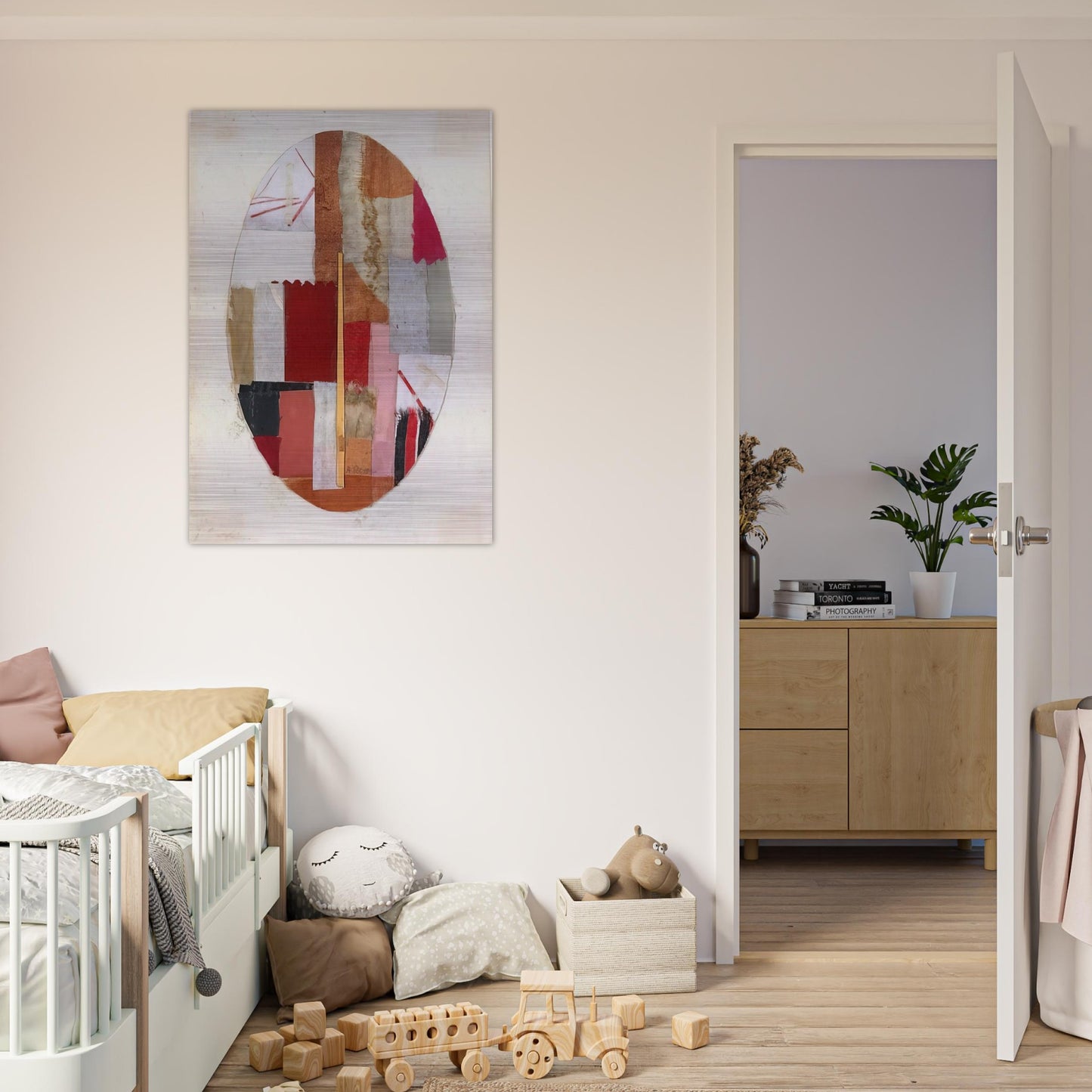 Number 57 - 1950 - Anne Ryan Brushed Aluminum Print - 70x100 cm / 28x40 inches | Anne Ryan Aluminum Print | Anne Ryan Prints