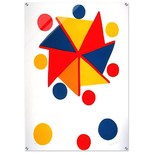 UNTITLED 1970 - Alexander Calder Acrylic Print - 70x100 cm / 28x40″ inches