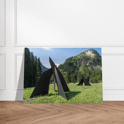 FOUR PLANES ESCARPE 1967 - Alexander Calder Brushed Aluminum Print - 70x100 cm / 28x40 inches | Alexander Calder Aluminum Print | Alexander Calder Prints